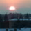 udine, white sunset