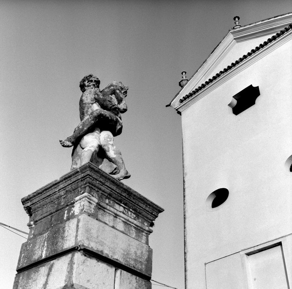 villa manin, statua